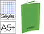 CAHIER CONQURANT POLYPROPYLNE A5+ 17X22CM 140 PAGES 90G SYS COLORIS VERT