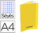 CAHIER AGRAF CONQURANT CLASSIQUE POLYPROPYLNE A4 48 PAGES 90G SYS COLORIS JAUNE