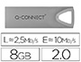 CL USB Q-CONNECT 2.0 PREMIUM 8GB VITESSE LECTURE 10MB/S CRITURE 2.5MB/S