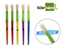 PINCEAU LIDERPAPEL VIROLE BROSSE MOYENNE PARFAIT MATERNELLE TAILLE MOYENNE