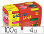 PTE  MODELER GIOTTO BE-B TEST DERMATOLOGIQUEMENT COLORIS ASSORTIS ROUGE JAUNE MAGENTA VERT 4 POTS 100G