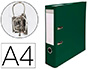 CLASSEUR LEVIER EXACOMPTA A4 POLYPROPYLNE 22/10E DOS 80MM COLORIS VERT FONC