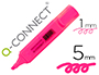 SURLIGNEUR Q-CONNECT TRAC 2/5 MM POINTE BISEAUTE COULEURS CLATANTES ROSE