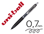STYLO-BILLE UNIBALL SIGNO 207 CRITURE MOYENNE 0.5MM RTRACTABLE ENCRE GEL DOUBLE BILLE SCHAGE IMMDIAT COLORIS NOIR
