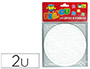 PLAQUE GRAINE CRATIVE PICOTS SUPPORT PERLES  REPASSER 15CM ROND/CARR SACHET 2 UNITS