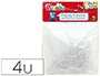 PLAQUE GRAINE CREATIVE PICOTS SUPPORT PERLES A REPASSER 10CMSACHET 4 UNITES