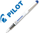 STYLO-PLUME PILOT V PEN JETABLE POINTE MOYENNE RGULATEUR DBIT ENCRE LIQUIDE VISIBLE COLORIS BLEU
