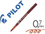 STYLO PILOT V7 CRITURE MOYENNE 0.7MM CLIP MTAL ENCRE LIQUIDE NIVEAU VISIBLE POINTE INDFORMABLE TRAIT 0.5 MM COL ROUGE