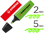 SURLIGNEUR STABILO BOSS TRAC 2/5MM POINTE BISEAUTE ENCRE UNIVERSELLE BASE EAU RSISTANTE LUMIRE COLORIS VERT