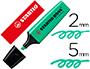 SURLIGNEUR STABILO BOSS TRAC 2/5MM POINTE BISEAUTE ENCRE UNIVERSELLE BASE EAU RSISTANTE LUMIRE COLORIS TURQUOISE