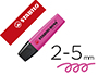 SURLIGNEUR STABILO BOSS TRAC 2/5MM POINTE BISEAUTE ENCRE UNIVERSELLE BASE EAU RSISTANTE LUMIRE COLORIS LILAS