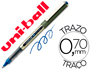 ROLLER UNIBALL UB-157 EYE CRITURE MOYENNE 0.5MM DOUBLE NIVEAU ENCRE LIQUIDE VISIBLE RGULATEUR DBIT COLORIS BLEU