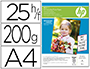 PAPIER PHOTO HP EVERYDAY JET D'ENCRE GLAC SEMI-BRILLANT A4 170G/M2 PAQUET 25 FEUILLES
