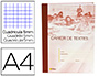 CAHIER TEXTES DITIONS FUZEAU POUR ENSEIGNANTS COUVERTURE CARTONNE LISTE DISCIPLINES A4 21X29,7CM 5X5MM 232 PAGES