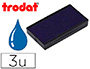 RECHARGE TAMPON TRODAT 4912/4912T/4952/4992 BLEU BLISTER 3 UNITS