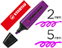 SURLIGNEUR STABILO BOSS TRAC 2/5MM POINTE BISEAUTE ENCRE UNIVERSELLE BASE EAU RSISTANTE LUMIRE COLORIS LAVANDE