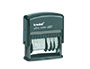 TAMPON DATEUR TRODAT 4817 11 FORMULES AU CHOIX MINI DATE 3.8MM ENCRAGE AUTOMATIQUE RECHARGEABLE 47X4MM COLORIS NOIR