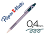 STYLO-BILLE PAPER MATE FLEXGRIP ULTRA CRITURE MOYENNE 0.7MM ENCRE DOUCE CORPS STRI ANTI-GLISSE RTRACTABLE NOIR