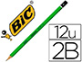 CRAYON GRAPHITE BIC CRITRIUM 550 2B BOIS HEXAGONAL TTE TREMPE BAGUE EXCELLENTE TAILLABILIT