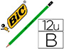 CRAYON GRAPHITE BIC CRITRIUM 550 B BOIS HEXAGONAL TTE TREMPE BAGUE EXCELLENTE TAILLABILIT
