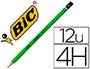 CRAYON GRAPHITE BIC CRITRIUM 550 4H BOIS HEXAGONAL TTE TREMPE BAGUE EXCELLENTE TAILLABILIT