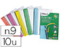 TIQUETTE L'OBLIQUE EN BRISTOL POUR DOSSIERS AZ ARMOIRES TIQUETTES N9 COLORIS ASSORTIS PACK 10 PLANCHES