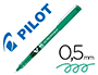 STYLO PILOT V5 CRITURE FINE 0.3MM CLIP MTAL ENCRE LIQUIDE NIVEAU VISIBLE POINTE INDFORMABLE COLORIS VERT