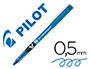 STYLO PILOT V5 CRITURE FINE 0.3MM CLIP MTAL ENCRE LIQUIDE NIVEAU VISIBLE POINTE INDFORMABLE COLORIS BLEU