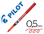 STYLO PILOT V5 CRITURE FINE 0.3MM CLIP MTAL ENCRE LIQUIDE NIVEAU VISIBLE POINTE INDFORMABLE COLORIS ROUGE