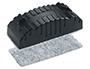 RECHARGE BROSSE EFFACEUR NOBO TABLEAU BLANC ERGONOMIQUE MAGNTIQUE JEU 10 RECHARGES