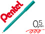 FEUTRE ROLLER BALL PENTEL R50 BILLE POINTE PLASTIQUE CRITURE MOYENNE 0.4MM COLORIS ROUGE