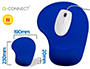 TAPIS SOURIS Q-CONNECT REPOSE-POIGNET MOUSSE         AUGMENTE CONFORT FACILEMENT   NETTOYABLE COLORIS BLEU
