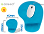 TAPIS SOURIS Q-CONNECT REPOSE-POIGNET MOUSSE         AUGMENTE CONFORT FACILEMENT   NETTOYABLE COLORIS TURQUOISE