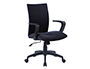 CHAISE BUREAU Q-CONNECT ROTATIVE BASE METAL TISSU     MAXIMUM SUPPORTE 130KG        895+110X550X580MM COLORIS NOIR