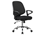 CHAISE BUREAU Q-CONNECT ROTATIVE BASE METAL MAILLE    MAXIMUM SUPPORTE 130KG        920+80X580X600MM COLORIS NOIR