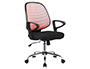 CHAISE BUREAU Q-CONNECT ROTATIVE BASE METAL MAILLE    MAXIMUM SUPPORTE 130KG        920+80X580X600MM ROUGE