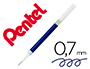 RECHARGE ROLLER PENTEL ENCRE GEL BL77 BL107 ENCRE FLUIDE   DOUCE LUMINEUSE POINTE        MOYENNE SECHAGE RAPIDE VIOLET