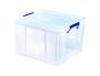 BOITE RANGEMENT FELLOWES POLYPROPYLENE RESISTANT       RECYCLABLE EMPILABLE DOUBLE   BASE RENFORCEE CLIP 48L