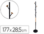 PORTE-MANTEAUX Q-CONNECT 5 PATERES METALLIQUE DETAILS EN BOIS HAUTEUR 177CM