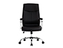 FAUTEUIL DE DIRECTION Q-CONNECT MODENA SIMILI CUIR BASE ACIER CHROME HAUTEUR MAX 1210MM LARGEUR 630MM PROF 680MM NOIR