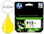 CARTOUCHE ENCRE HP 912XL 8010 / 8020 / 8035 COULEUR JAUNE   825 PAGES