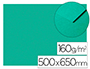 PAPIER DESSIN CLAIREFONTAINE A GRAIN 160G 1 SURFACE        GRAINEE 1 LISSE 50X65CM       PAQUET 25F COLORIS VERT FONCE