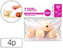 PERLES EN BOIS GRAINE CREATIVE DIAMETRE 30MM SACHET 4 PIECES