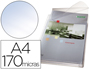 POCHETTE LEITZ PVC SOUPLE 17/100E PERFORE SOUFFLET AVEC RABAT 307X236MM DOCUMENTS A4 210X297MM TRANSPARENT SACHET 5U