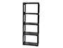 ETAGERE CEP HEAVY DUTY PP 4 RAYONNAGES MONTAGE SIMPLE ET  SANS OUTIL CHARGE MAXIMALE    100KG PAR NIVEAU COLORIS NOIR