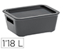 BOITE MULTIRANGEMENT CEP BELLA PP COUVERCLE ET         POIGNEES CONTENANCE 1,18L     COLORIS GRIS