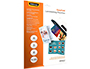 POCHETTES PLASTIFICATION FELLOWES ADMIRE POLYESTER     TRANSPARENT RESISTANT EAU     FORMAT A4 80 MICRONS BTE DE 25