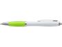 STYLO-BILLE LAVIGNE BLANC AVEC EMBOUT COULEUR           QUADRICOLOR