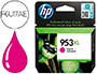 CARTOUCHE HP 953XL JET D'ENCRE F6U17AE COULEUR MAGENTA 1450P