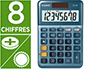 CALCULATRICE CASIO BUREAU MS80E GRAN ECRAN 8 CHIFFRES   EURO CONVERTISSEUR MEMOIRE    SOLAIRE/PILE COULEUR BLEU